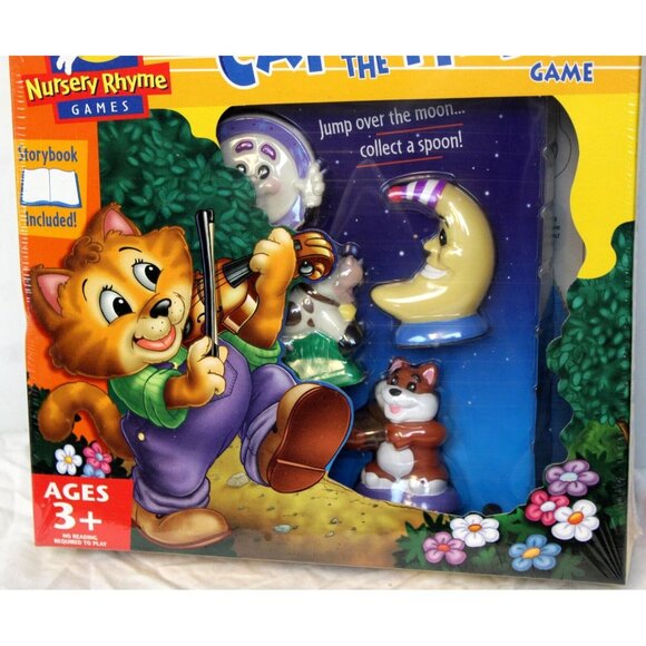 2003 NEW Cat and the Fiddle Game Storybook Nursery Rhyme Preschool Factory Seal - Picture 1 of 9